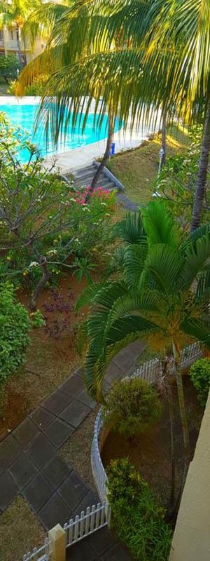 Complexe d'Appartement Le Tamier jardin et piscine